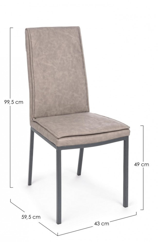 SEDIA SOFIE PU ARGILLA