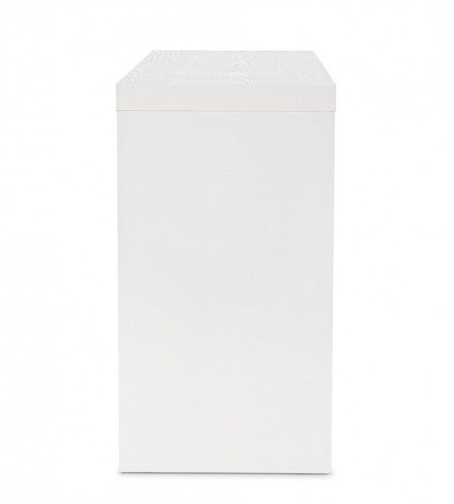 CONSOLLE 2P LINE WOOD BIANCO 120X40