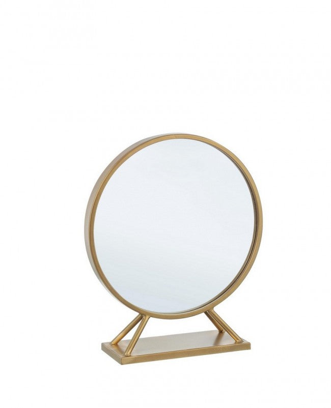 SPECCHIO MARILYN STAND ORO H50