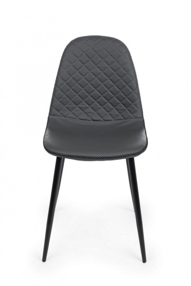 SEDIA AMANDA PU GRIGIO