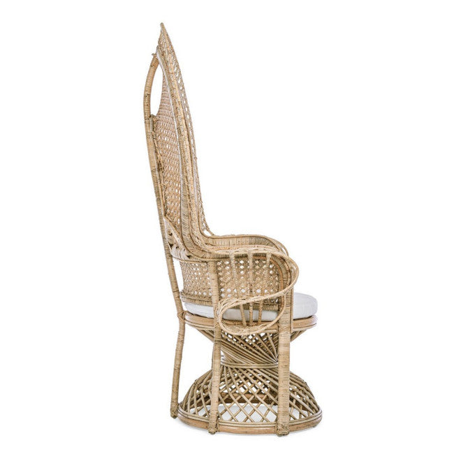 POLTRONA C-C PEACOCK NATURALE