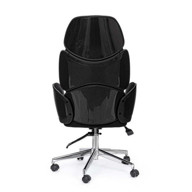 POLTRONA UFF. ARMSTRONG NERO-NERO