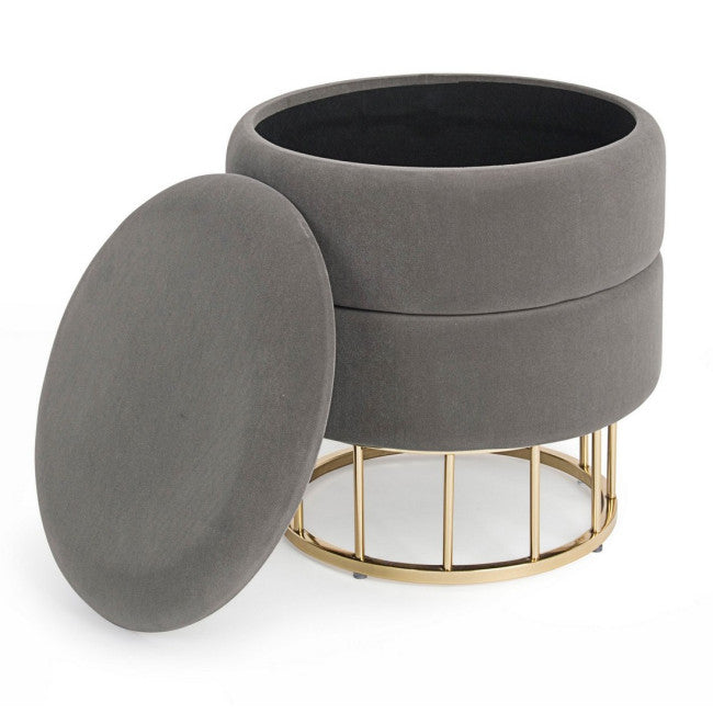 SGABELLO CONT. PAVLINA GRIGIO SCURO