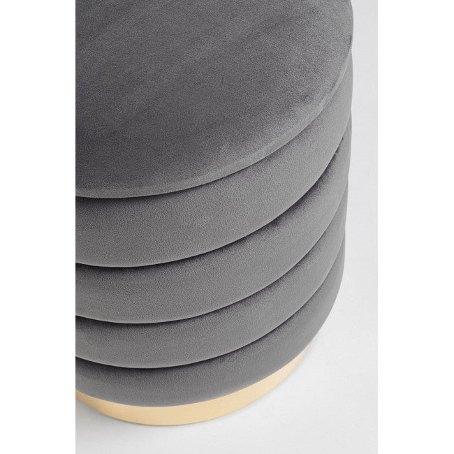 SET2 POUF CONTENITORE DARINA GRIGIO