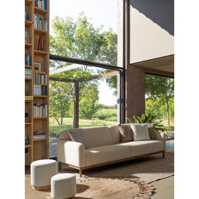 SET2 POUF CONTENITORE.ZOYA BIANCO