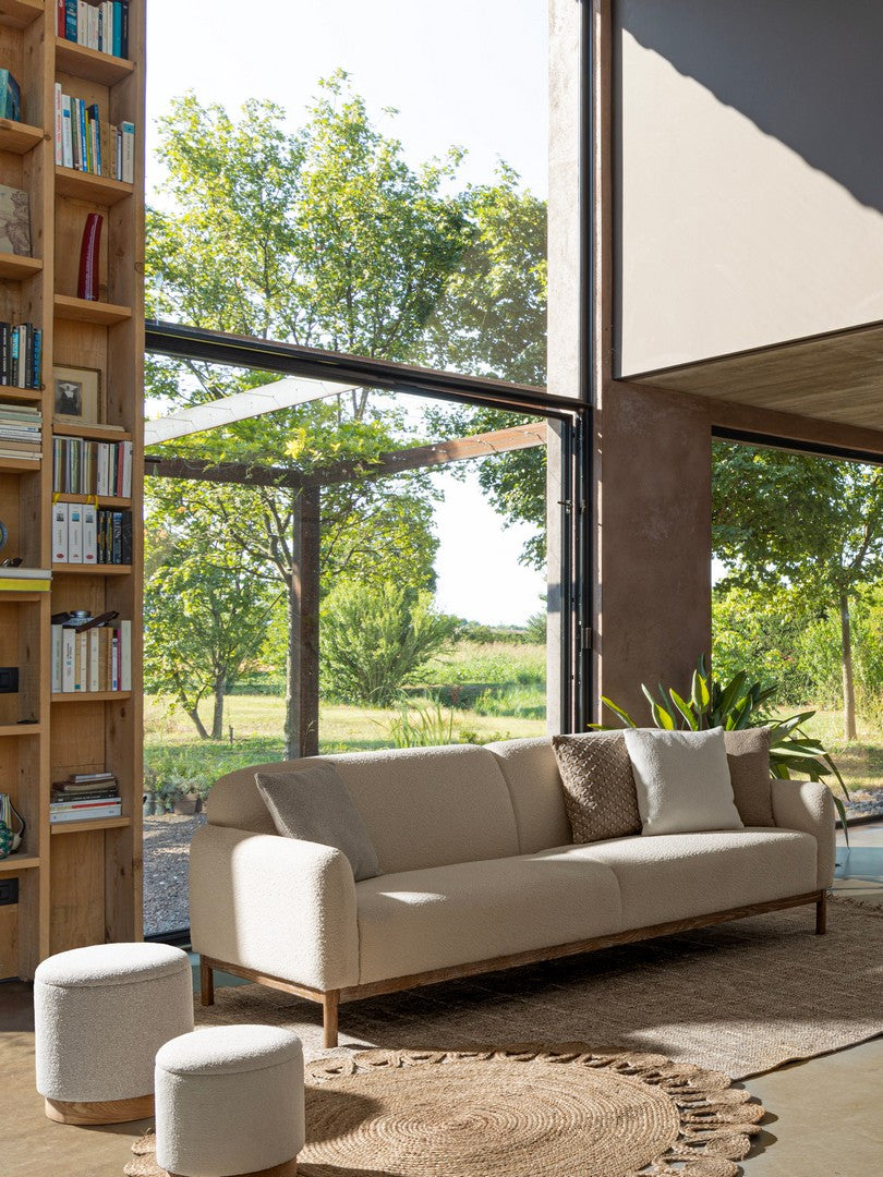 SET2 POUF CONTENITORE.ZOYA BIANCO