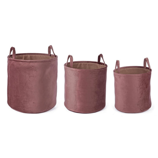 SET3 P.OGGETTI VELVET TO ROSA