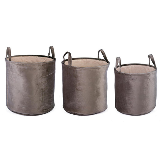 SET3 P.OGGETTI VELVET TO BEIGE