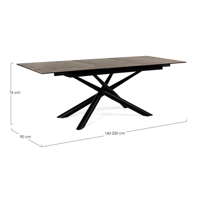 TAVOLO ALL. SEYFERT 160-220X90