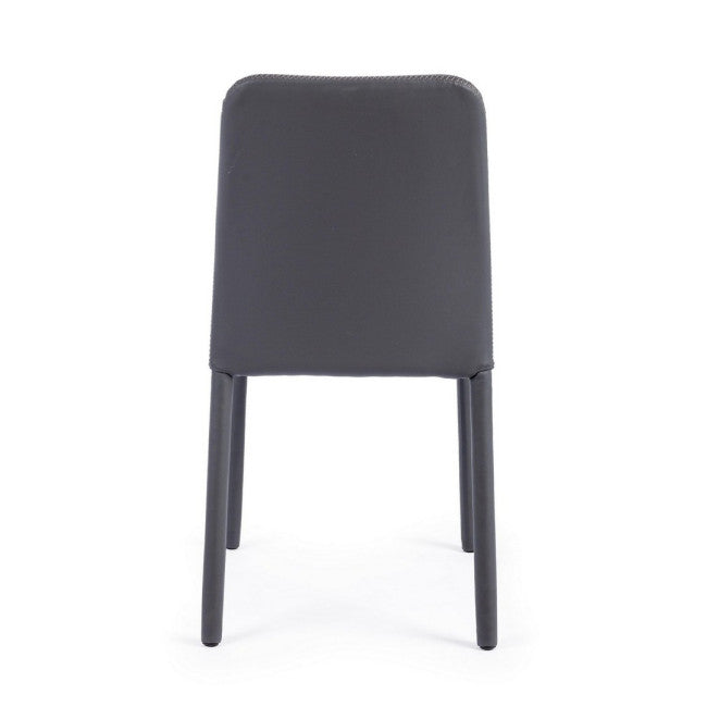 SEDIA PATHOS PU GRIGIO
