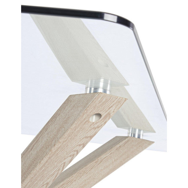 TAVOLO MAY RETT GAMBA NAT 160X90