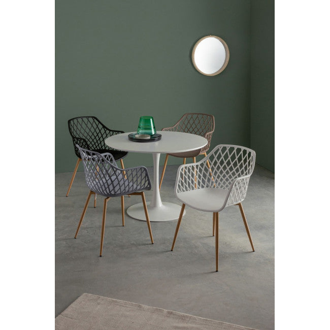 TAVOLO BLOOM BIANCO D100