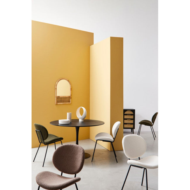 TAVOLO BLOOM NERO D120