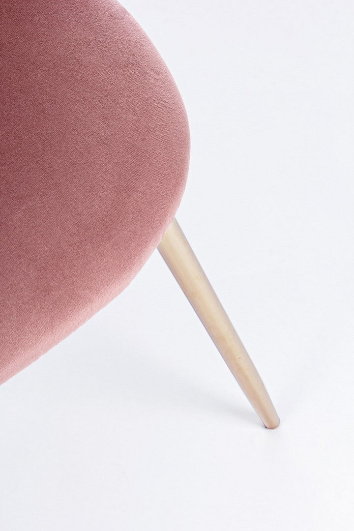 SEDIA TANYA VELLUTO ROSA