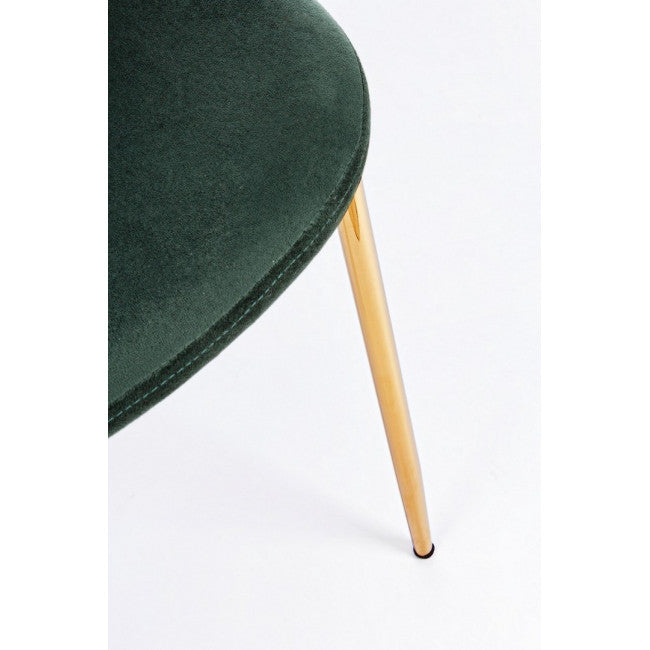 SEDIA TERRY VELLUTO VERDE SCURO