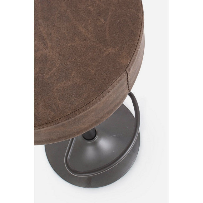 SGABELLO BAR PIPER MARRONE VINTAGE
