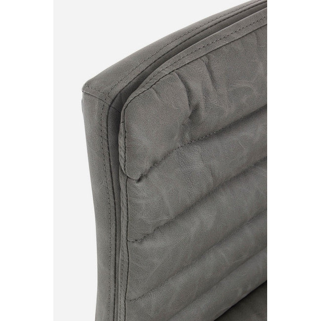 SGABELLO BAR CONNOR GRIGIO SCURO VINTAGE