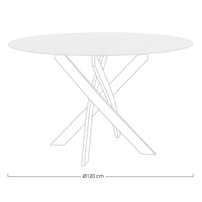 PIANO TO TAVOLO GEORGE BIANCO D120