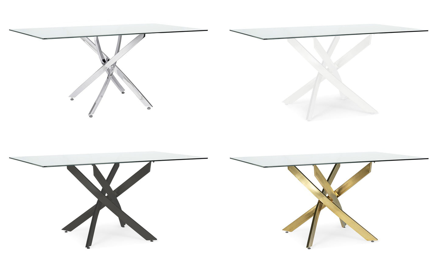 PIANO RETT TAV.GEORGE TRASPARENTE 160X90