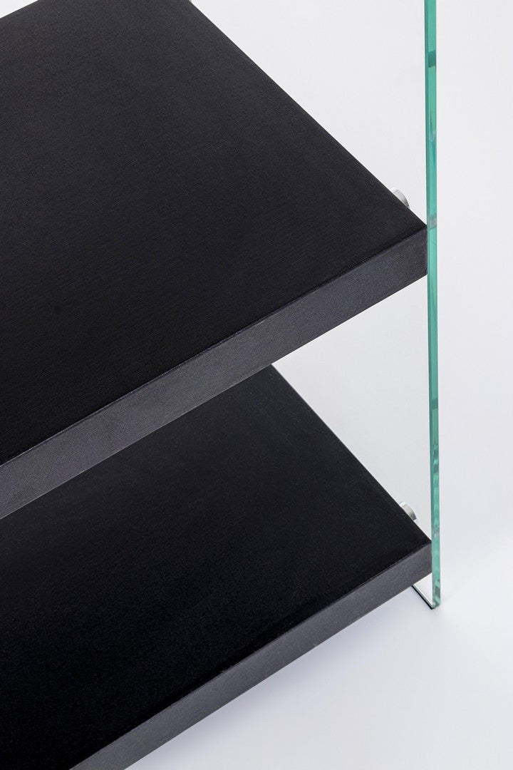 LIBRERIA 4P LINE WOOD NERO