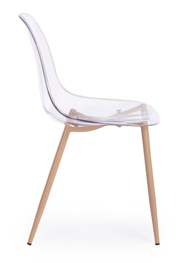 SEDIA MANDY TRASPARENTE