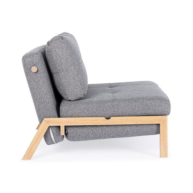 DIVANO LETTO 1P HAYDEN GRIGIO