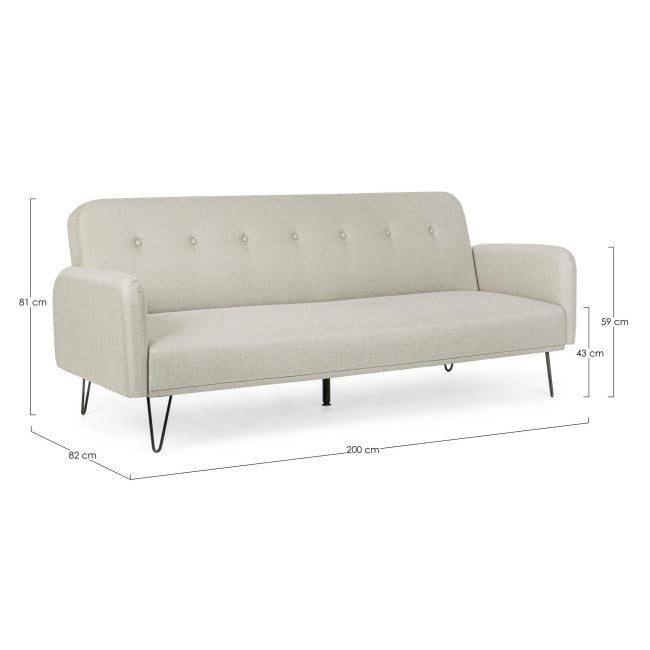 DIVANO LETTO BRIDJET BEIGE