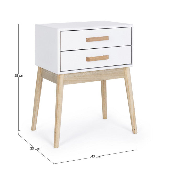 CASSETTIERA 2C ORDINARY BIANCO