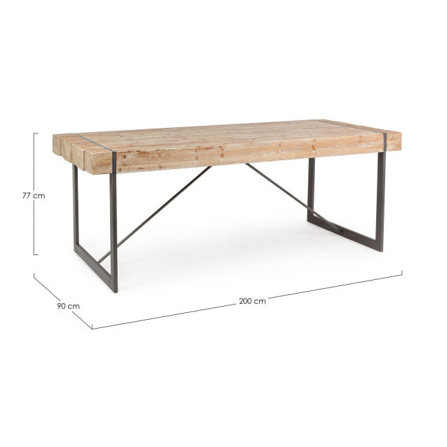 TAVOLO GARRETT 200X90