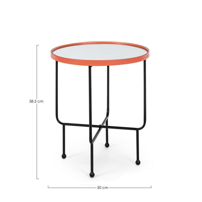 TAVOLINO PAINTER C-SPECCHIO TO ROSSO D50