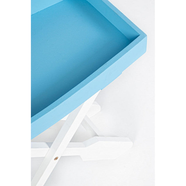 TAVOLO GOZZO PIEGH BIANCO-AZZURRO M