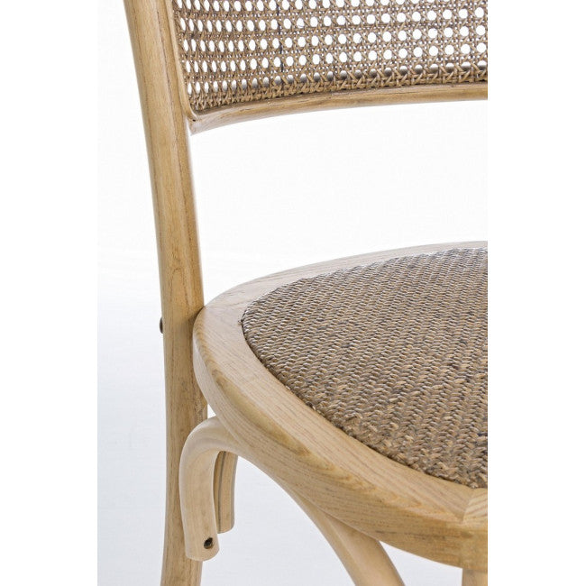 SEDIA CARREL NATURALE