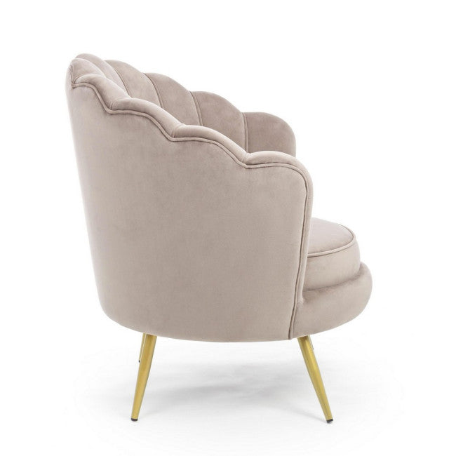 POLTRONA GILIOLA GRIGIO CHIARO