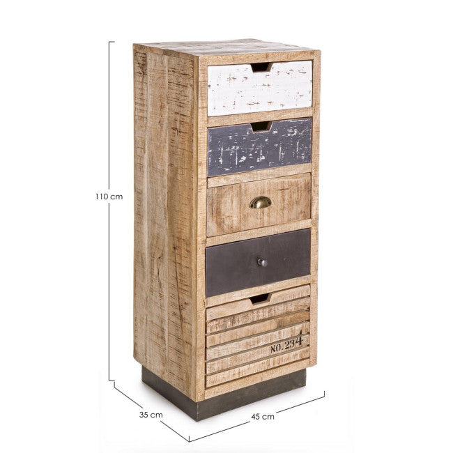 CASSETTIERA 5C TUDOR