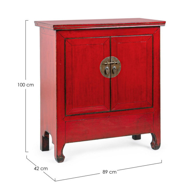 CREDENZA 2A JINAN ROSSO