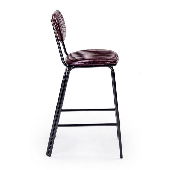 SGABELLO BAR DEBBIE BORDEAUX VINTAGE