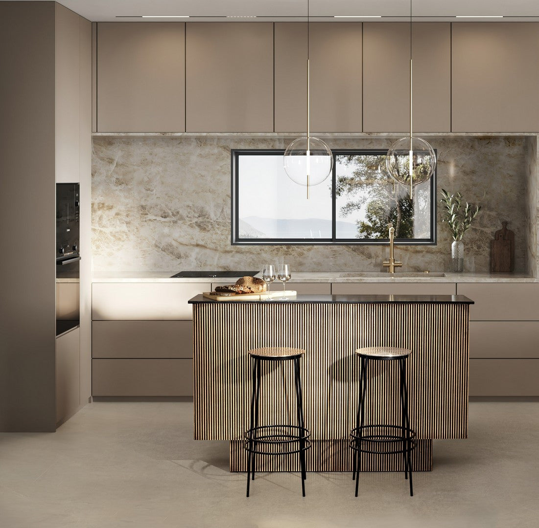 SGABELLO BAR AMIRA ORO H77