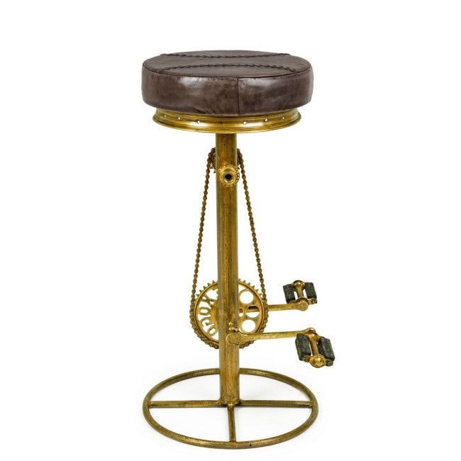 SGABELLO BAR CYCLE ORO H80