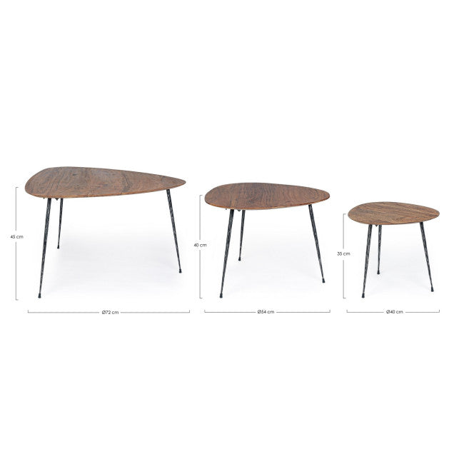 SET3 TAVOLINO BOSCAGE