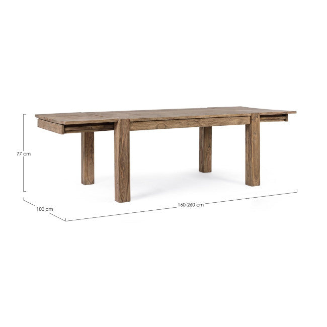 TAVOLO ALL. SALFORD 160-260X100