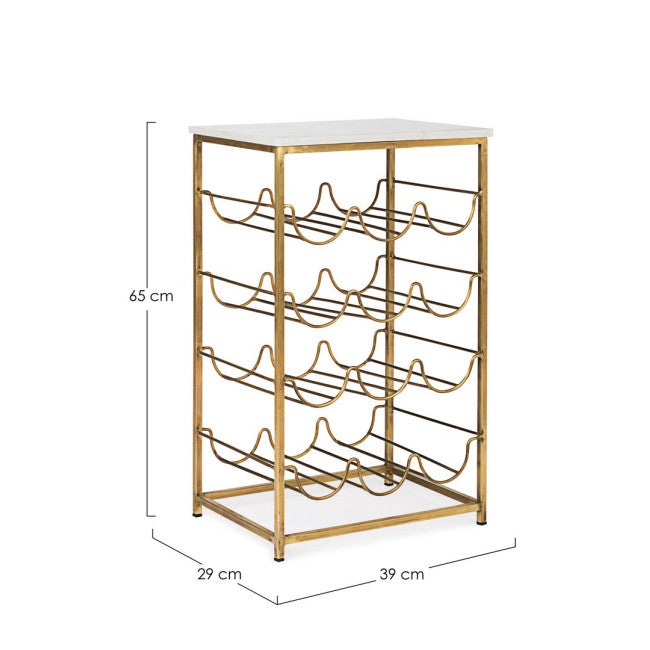 TAVOLINO C-P.BOTTIGLIE 12P MARMOL