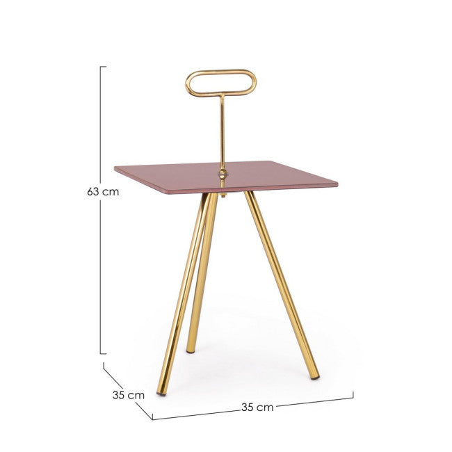 TAVOLINO INESH ORCHID QU 35X35