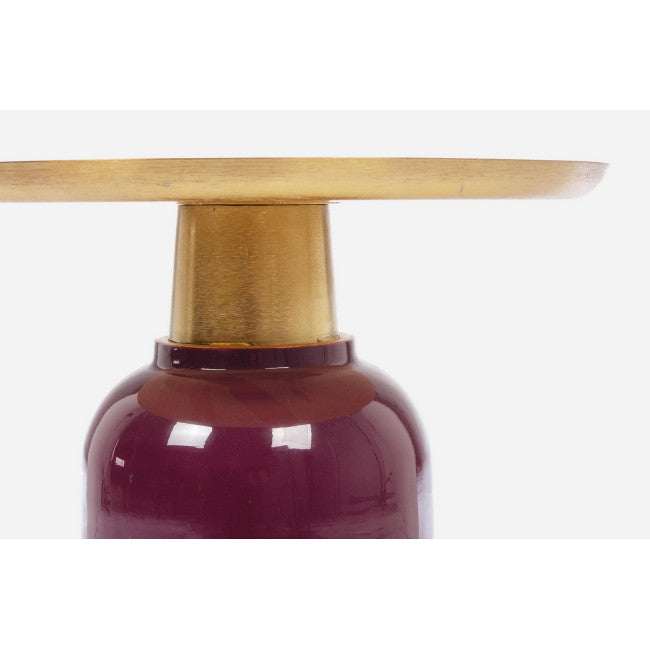 TAVOLINO NALIMA BURGUNDY D40.5
