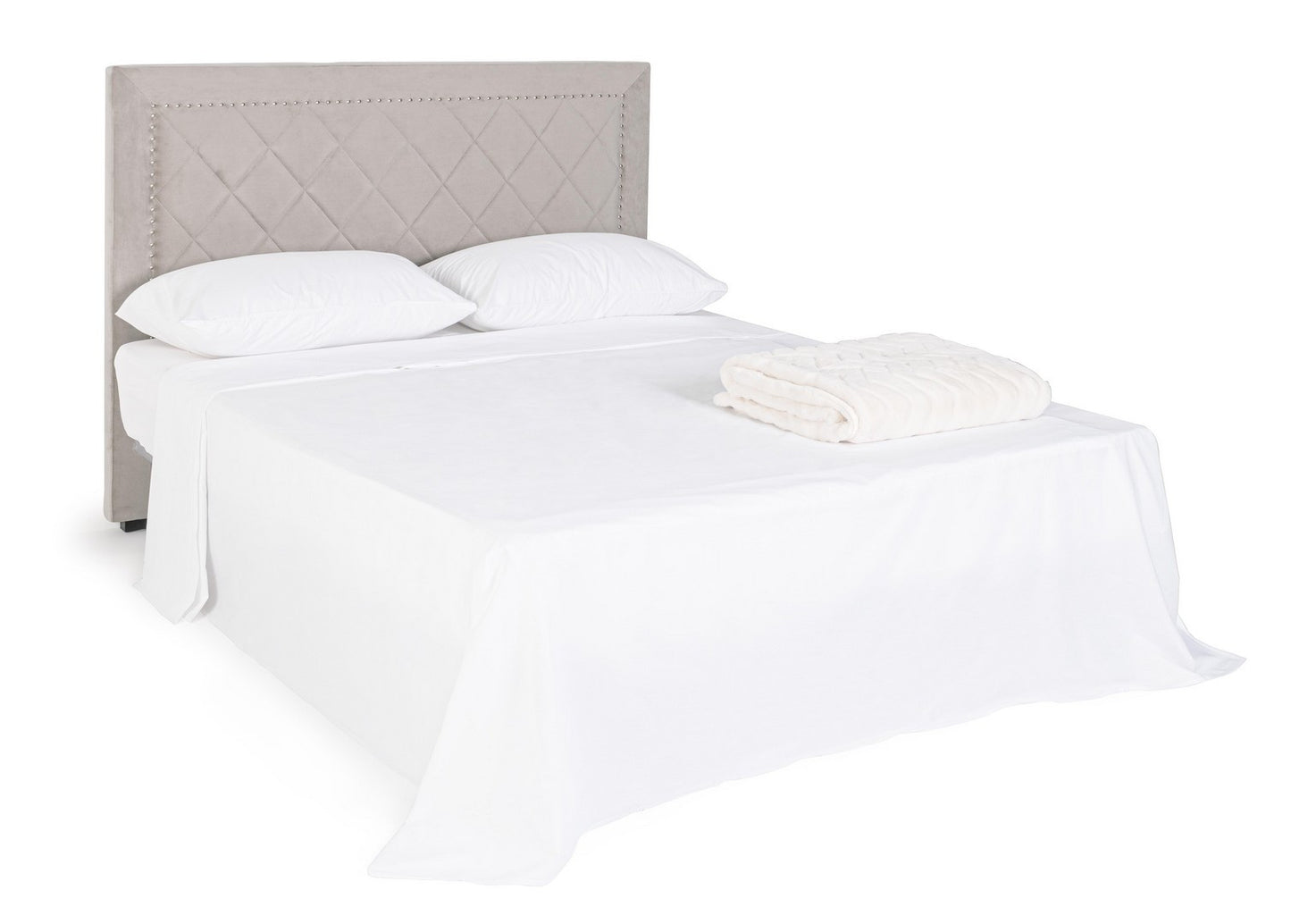 TESTIERA LETTO AHURA GRIGIO CHIARO 160