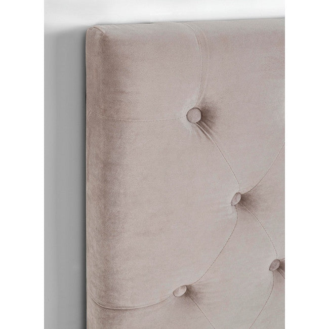 TESTIERA LETTO CASPAR GRIGIO CHIARO 160