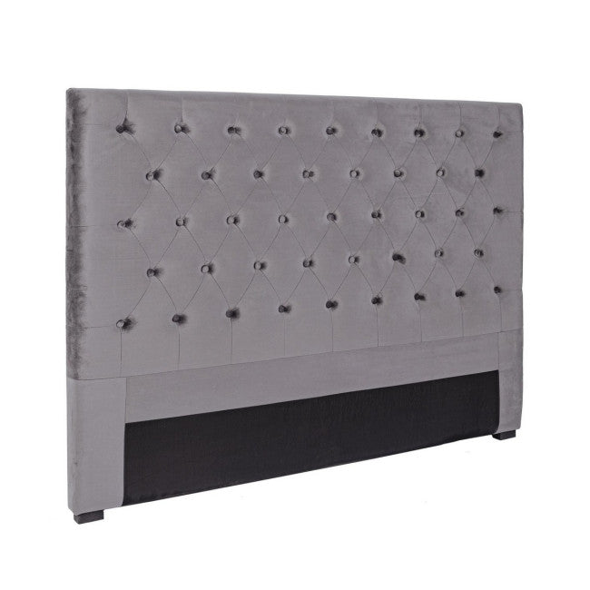 TESTIERA LETTO CASPAR GRIGIO SCURO 160