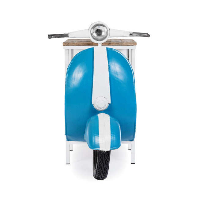 CONSOLLE BAR VESPA BLU