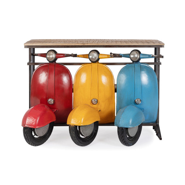 CONSOLLE BAR TRIS VESPA COLOR