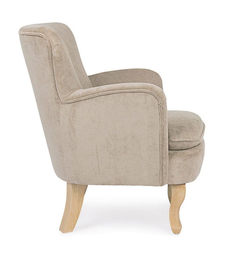 POLTRONA CHENILLE TORTORA