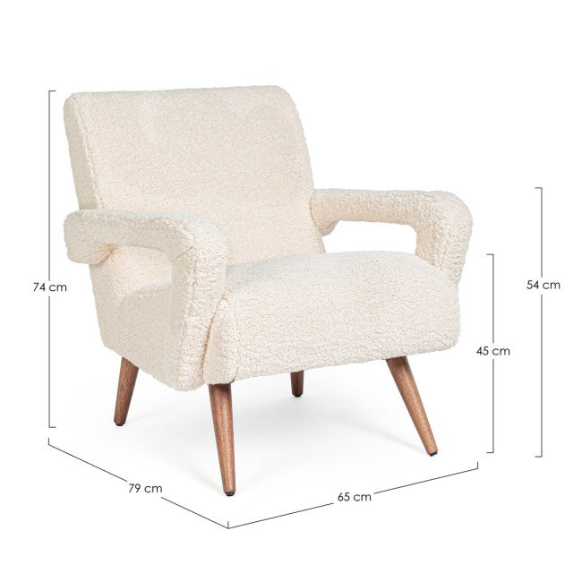 POLTRONA BERNA BIANCO